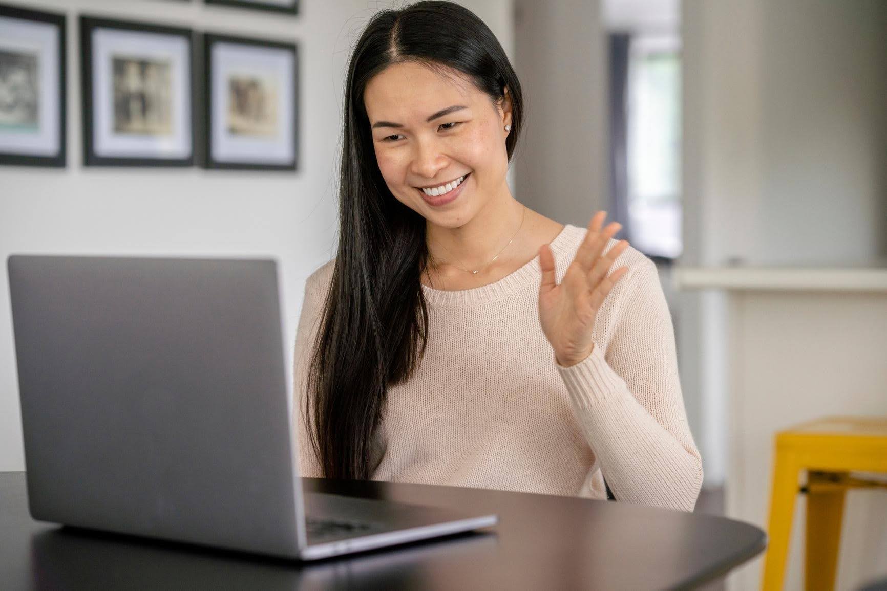 Virtual assistant managing outsourced administrative tasks while TechFellow provides marketing and business support to help small businesses save time and operate efficiently.